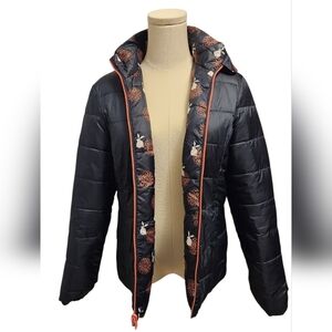 White Stuff Navy jacket - Reversible with Bunny print on the other side